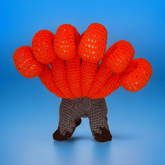 Handmade Crochet Amigurumi Pokemon Kanto Vulpix Stuffed Animal Toy - Picture 8 of 14